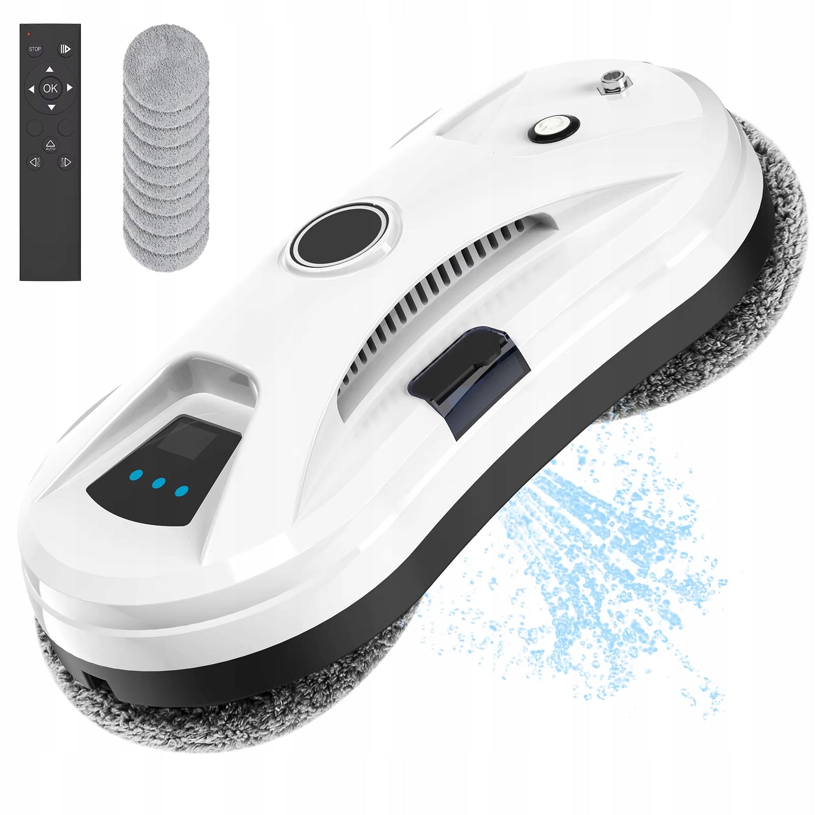 INTELLIGENT AUTOMATIC WINDOW CLEANING ROBOT WITH AI Manufacturer code robot do mycia okien smart ze spryskiwaczem