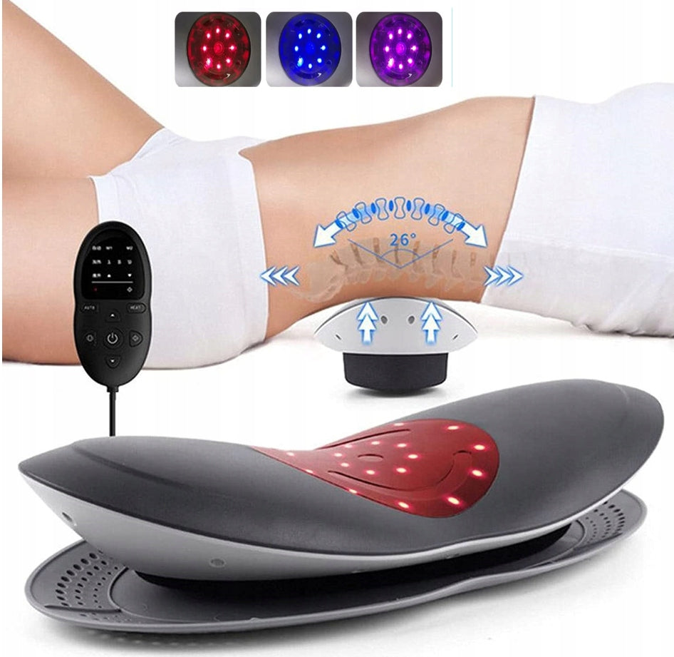 INTELLIGENT LUMBAGO SPINE MASSAGER SCIATICA HEATING VIBRATION Packaging status original