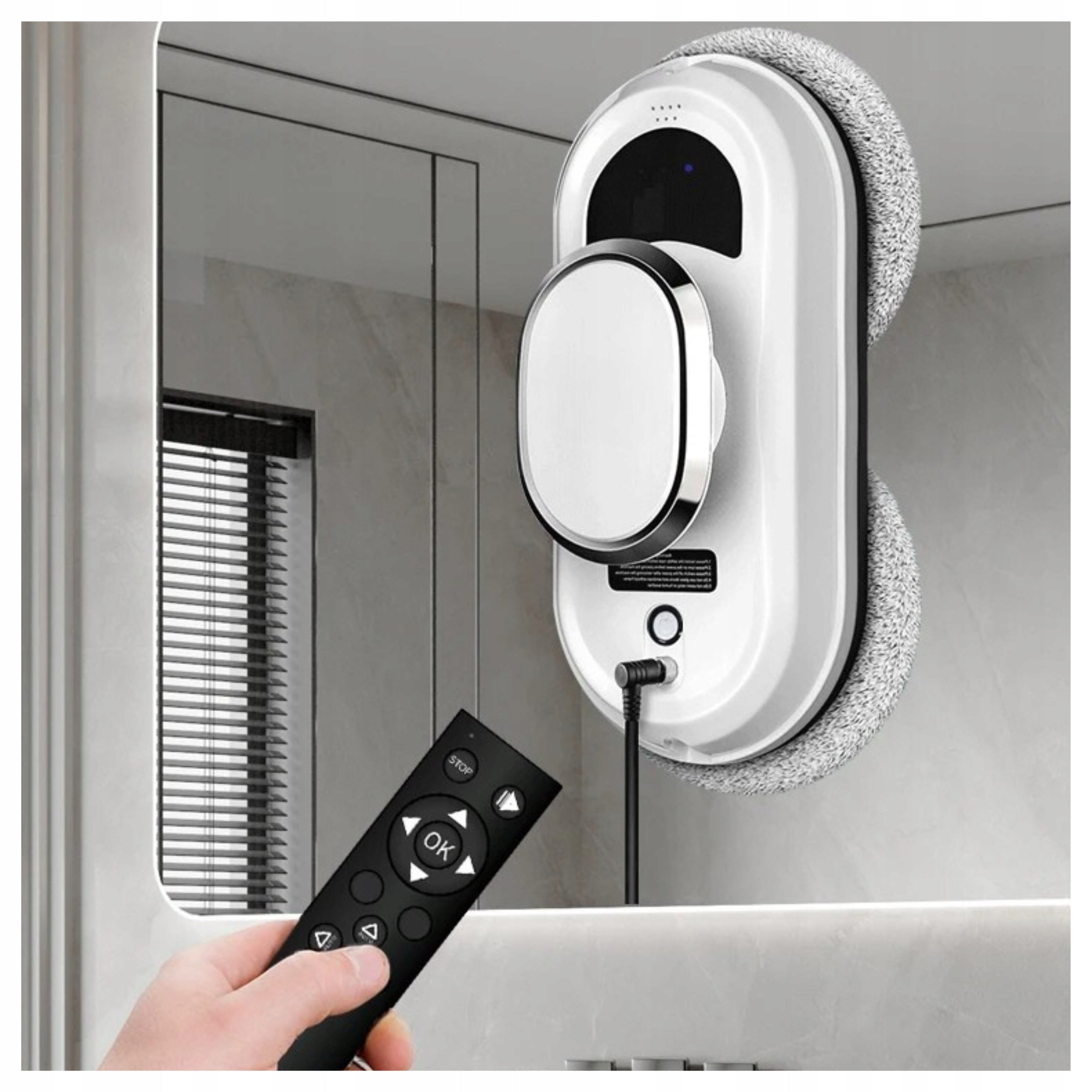 INTELLIGENT ROBOT FOR CLEANING MIRROR WINDOWS WASHER AUTOMATIC SET Model AUTOMTYCZNA MYJKA DO SZYB MYJKA DO MYCIA LUSTER