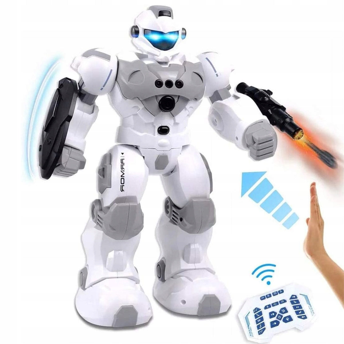 INTELLIGENT ROBOT RC REMOTE CONTROLLED GESTURE REMOTE CONTROL PROGRAMMING Packaging status original