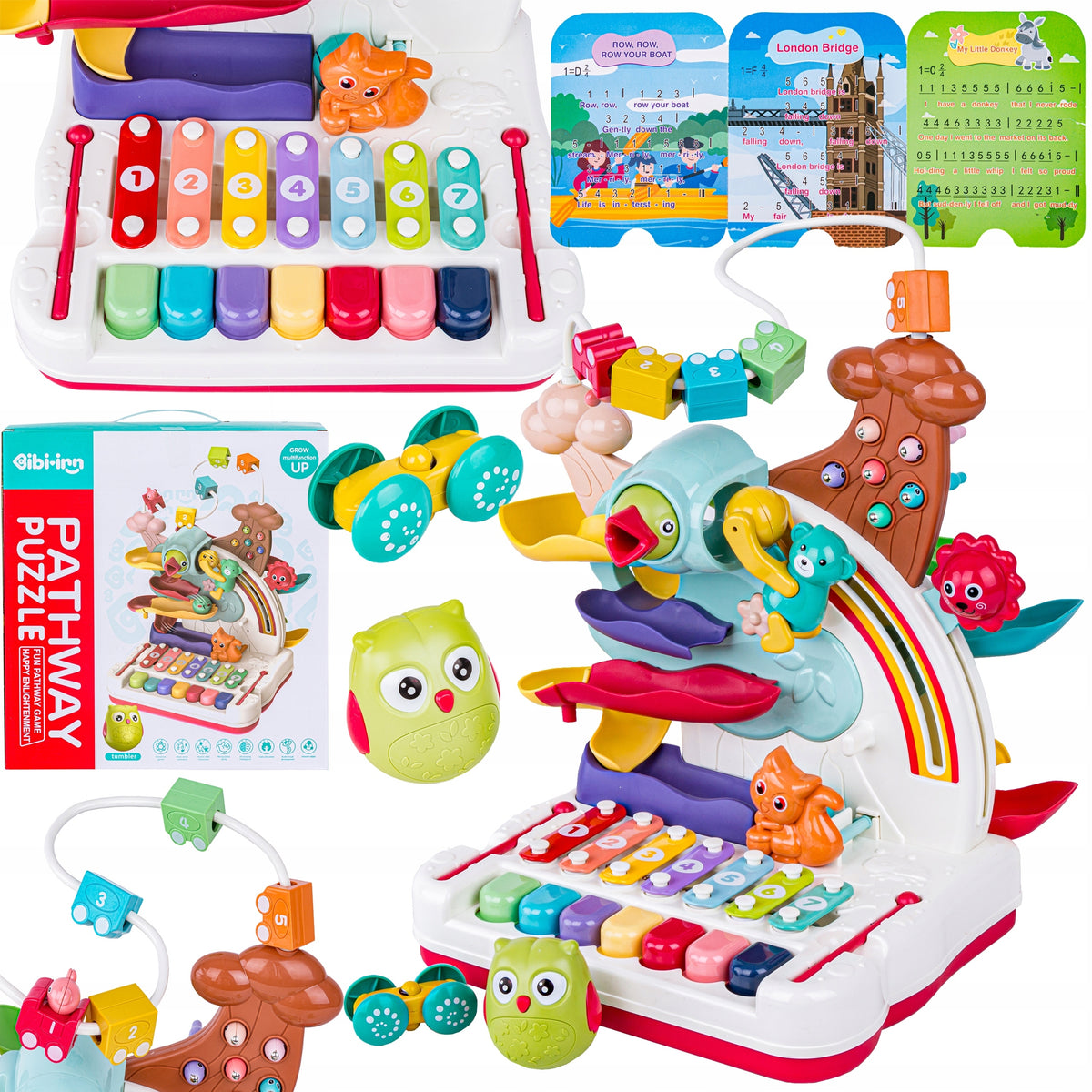 INTERACTIVE BALL TRACK MAGNETIC GAME FEED BIRD CYMBAL PIANO EAN (GTIN) 4905309549945