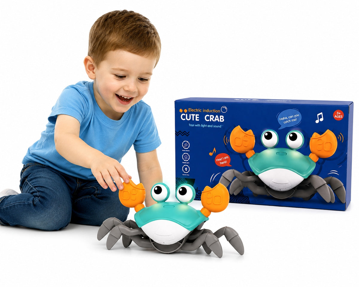 INTERACTIVE CRAB CRAWLING MUSICAL SENSORY FOR CHILDREN Manufacturer code KRAB