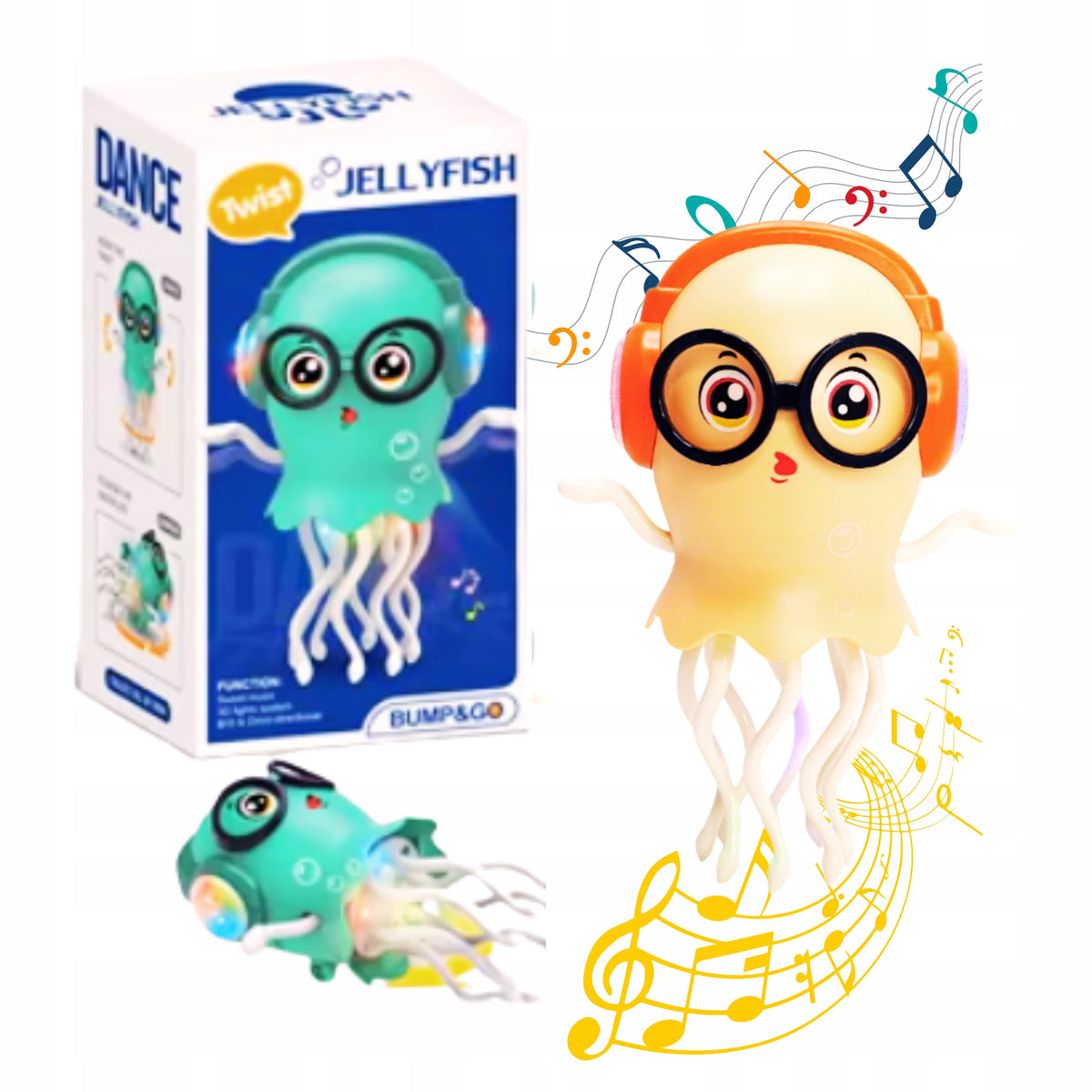 INTERACTIVE DANCING OCTOPUS TOY FOR KIDS GLOWING Jellyfish