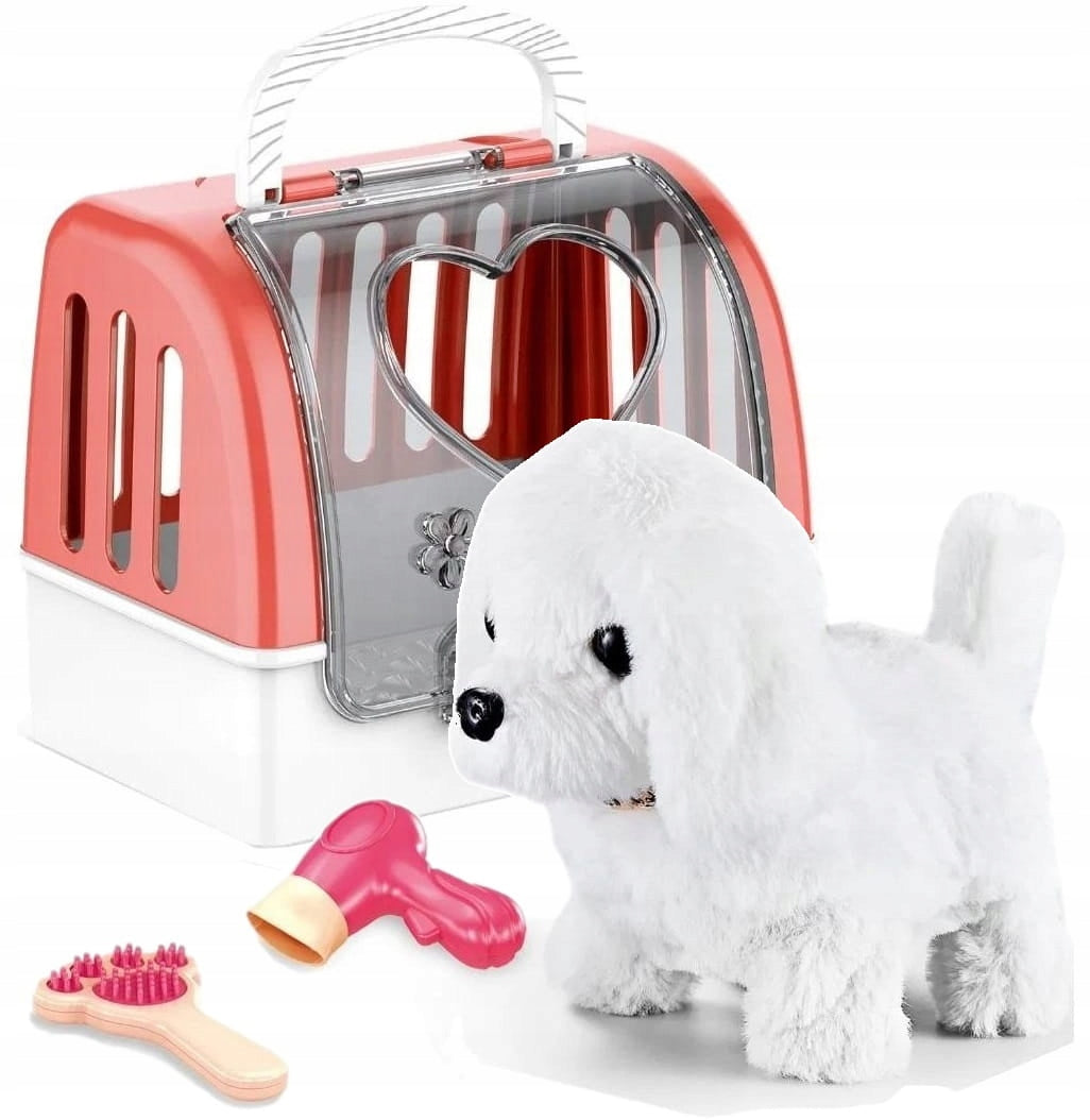 INTERACTIVE DOG IN THE COTTAGE WITH SOUND WALKS AND BARKS + ACCESSORIES