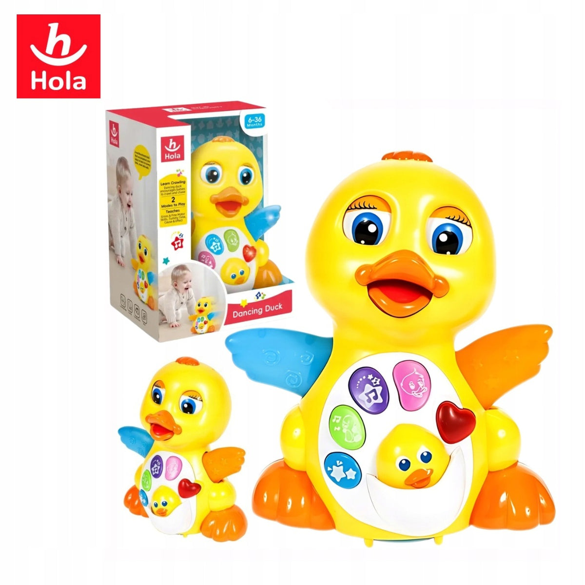 INTERACTIVE DUCK GAME RIDES WAVING WINGS HEART QUACKS Packaging status original