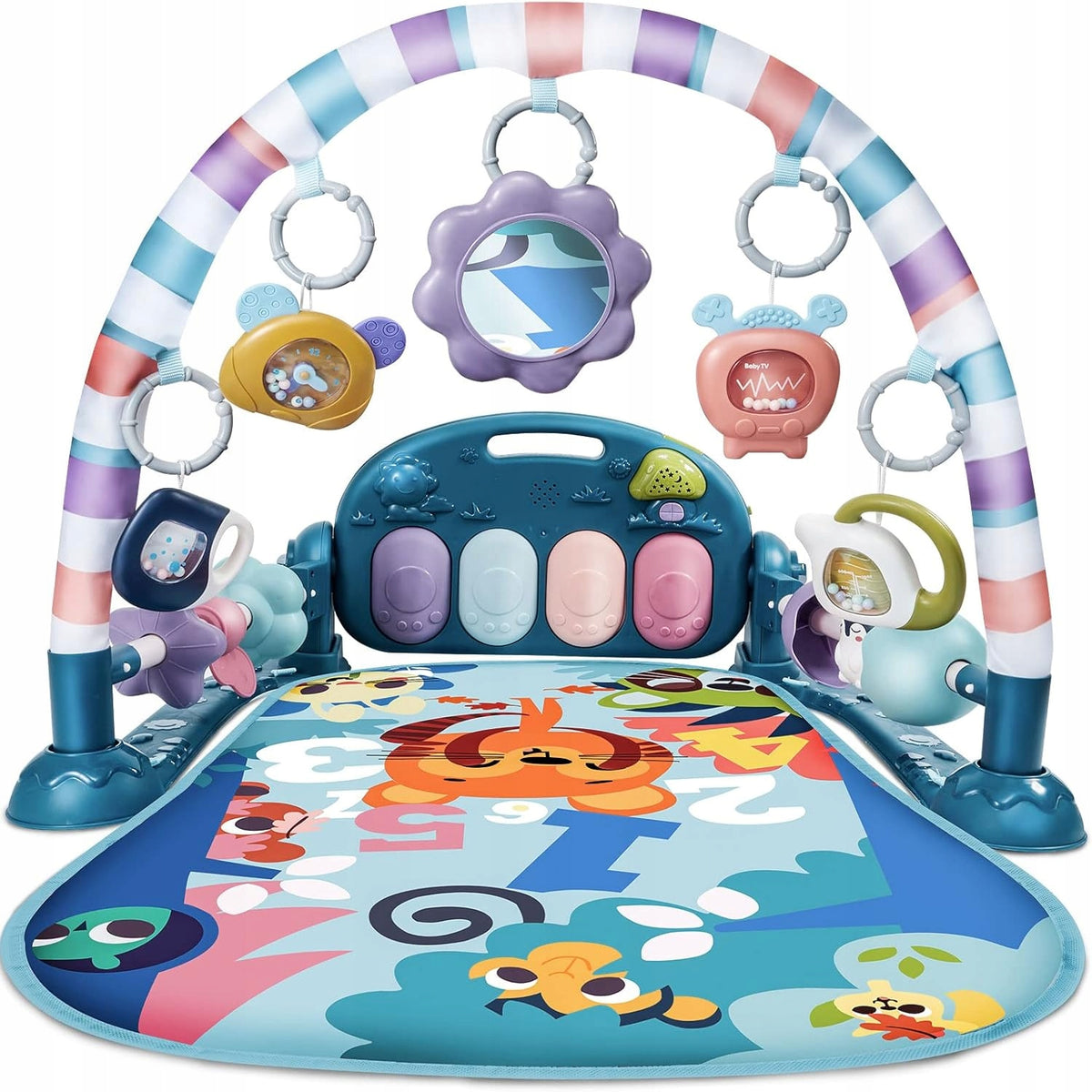 INTERACTIVE EDUCATIONAL MAT FOR CHILDREN | PIANO | RATTLES | TEETHERS Packaging status original