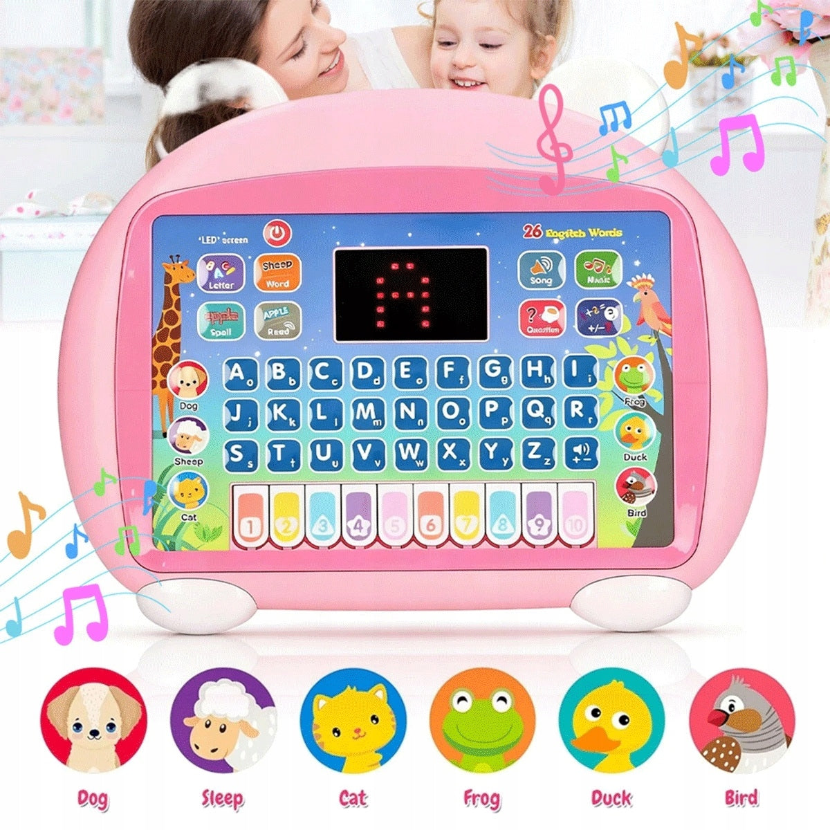 INTERACTIVE EDUCATIONAL TABLET 8 MODES DEVELOPS CHILDREN'S CREATIVITY