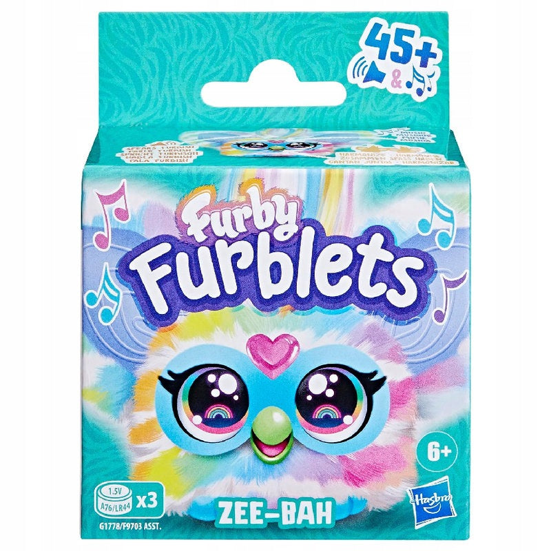 INTERACTIVE FURBY FURBLETS PLUSH TOY ZEE-BAH ZEBRA INTERACTIVE TOY 6+ Packaging status original