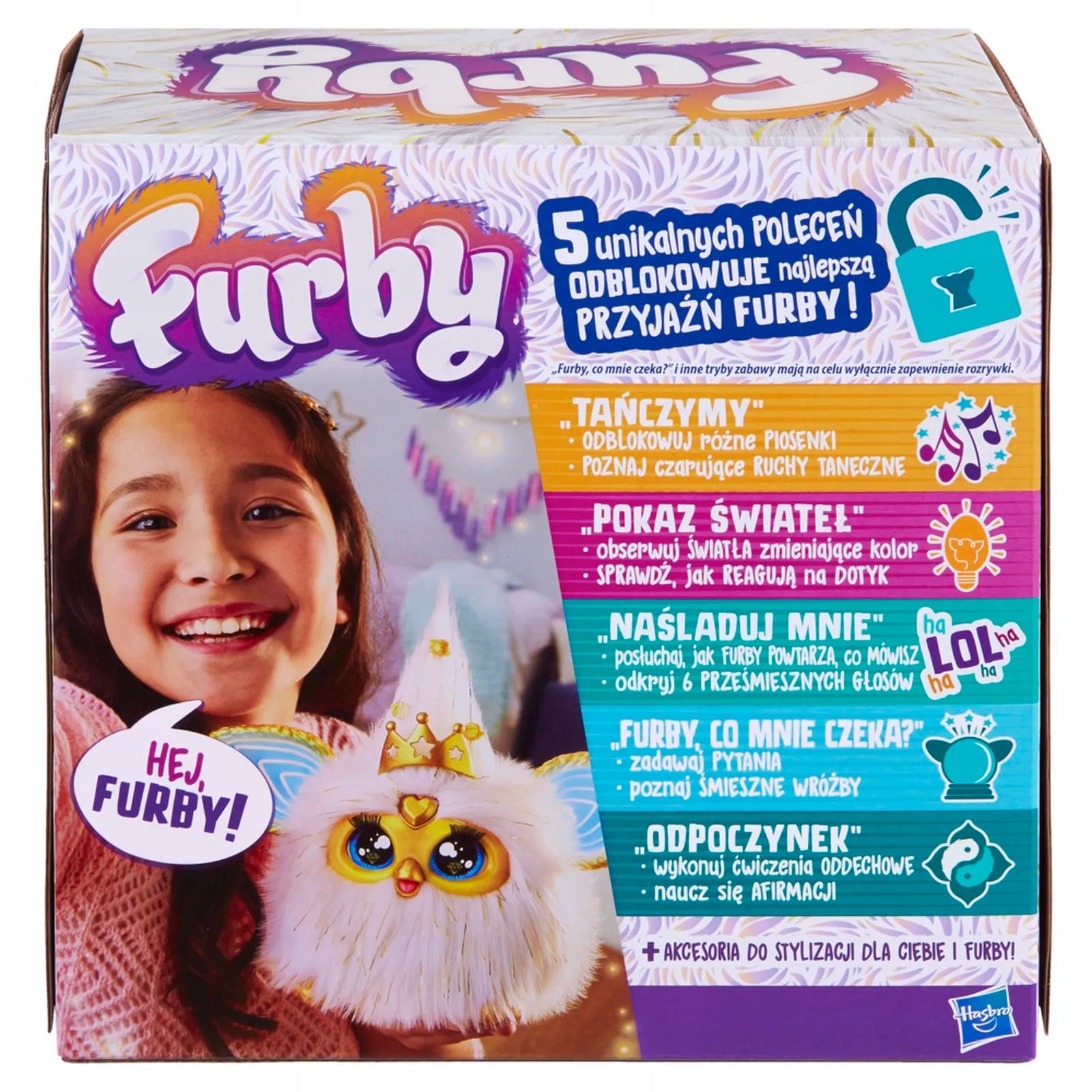 INTERACTIVE FURBY PLUSH TOY TOY GOLDEN GLOW Polish G1938 Manufacturer code G1938