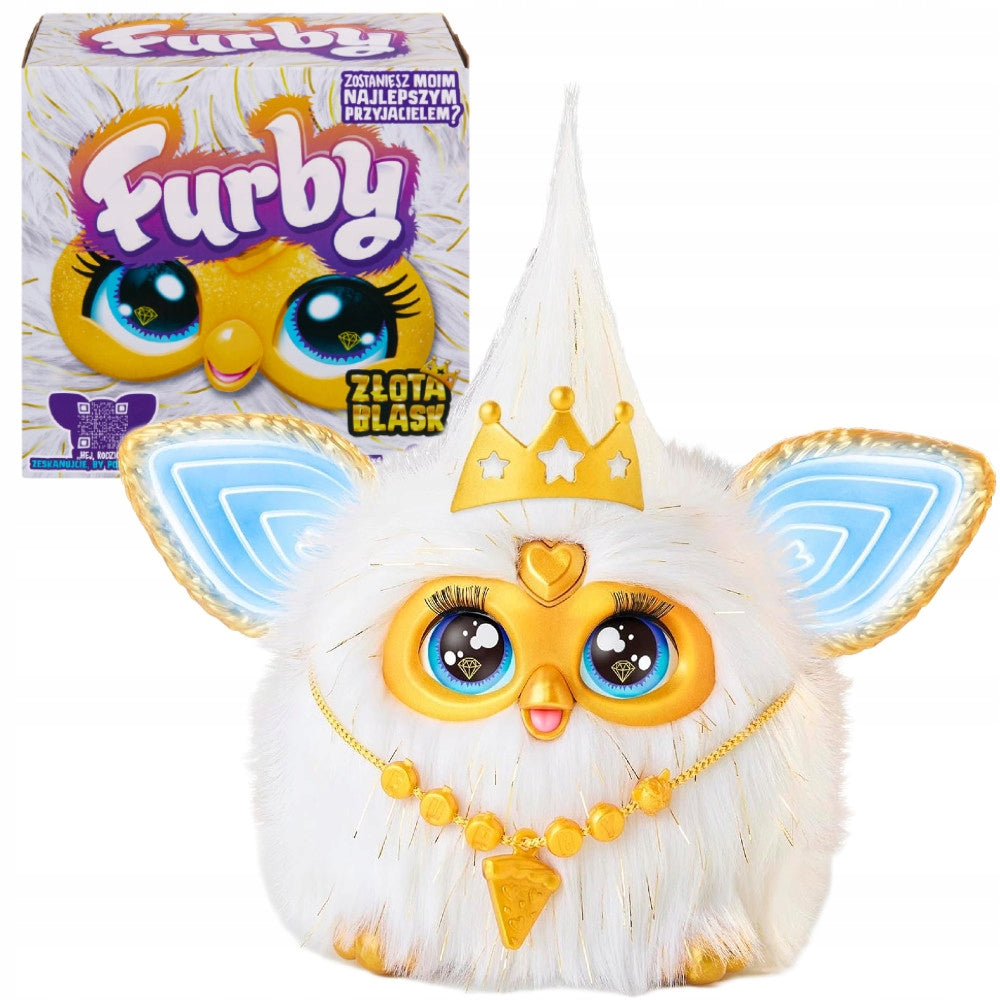 INTERACTIVE FURBY PLUSH TOY TOY GOLDEN GLOW Polish G1938