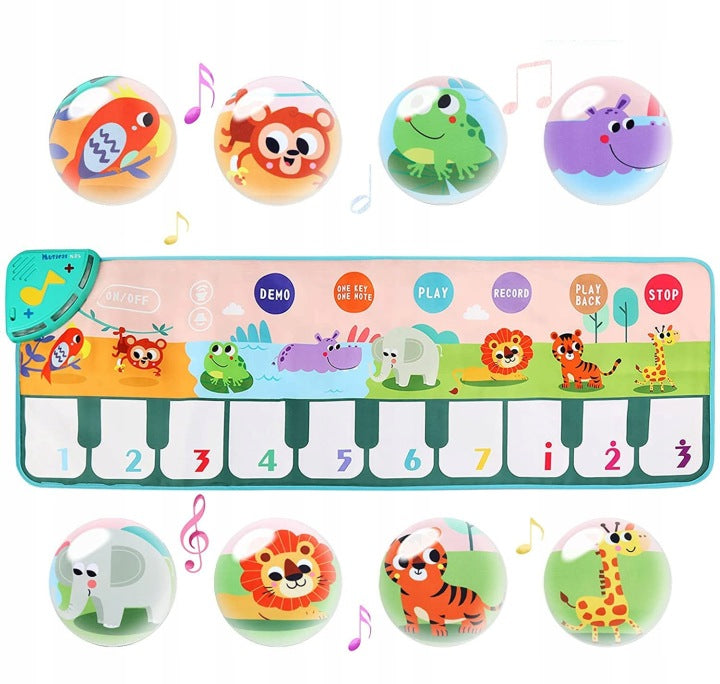 INTERACTIVE MAT PLAYING PIANO 110CM EDUCATIONAL MOVEMENT MUSIC FUN Manufacturer code MATA