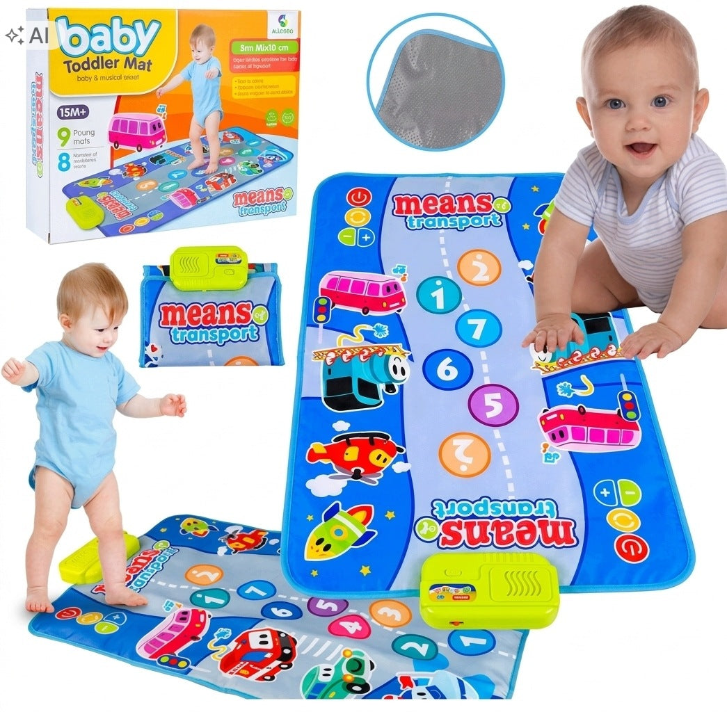 INTERACTIVE MUSIC MAT FOR CHILDREN – VEHICLES AND SOUNDS