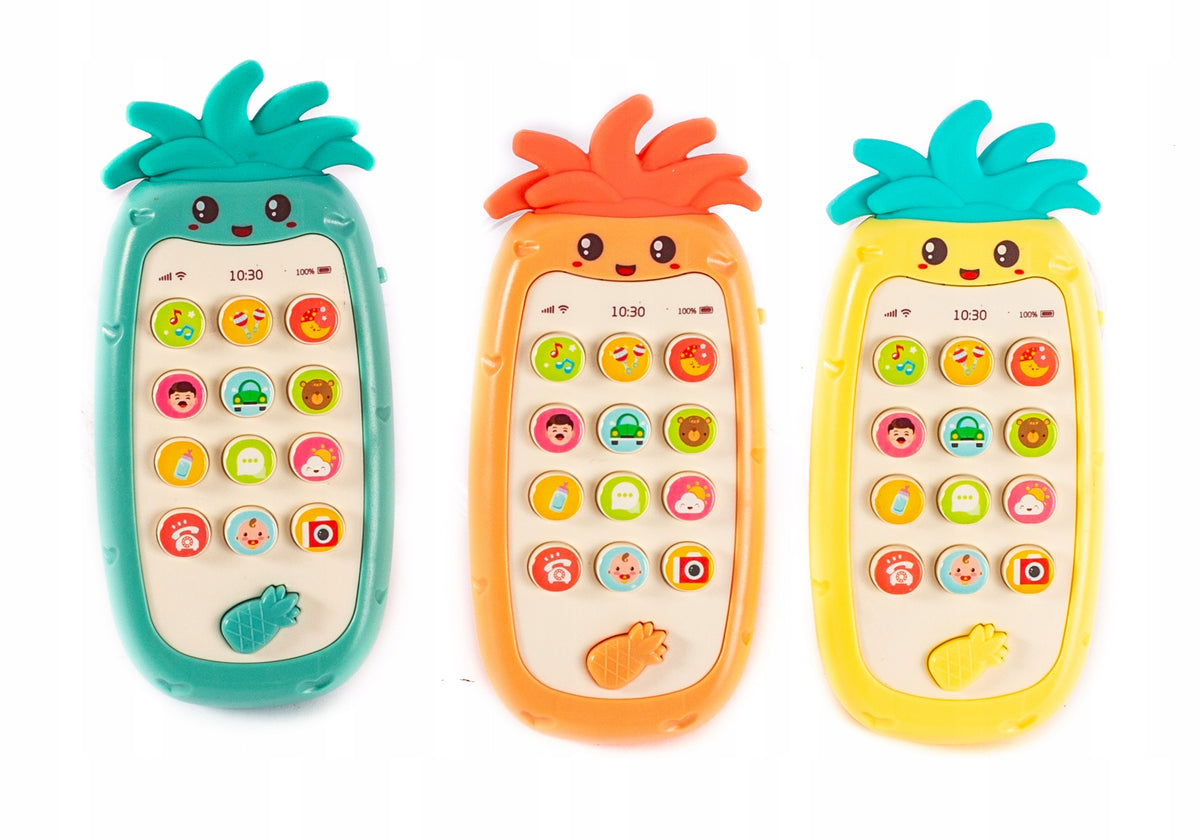 INTERACTIVE PHONE TEACHING Pineapple DIFFERENT COLORS Brand Midex
