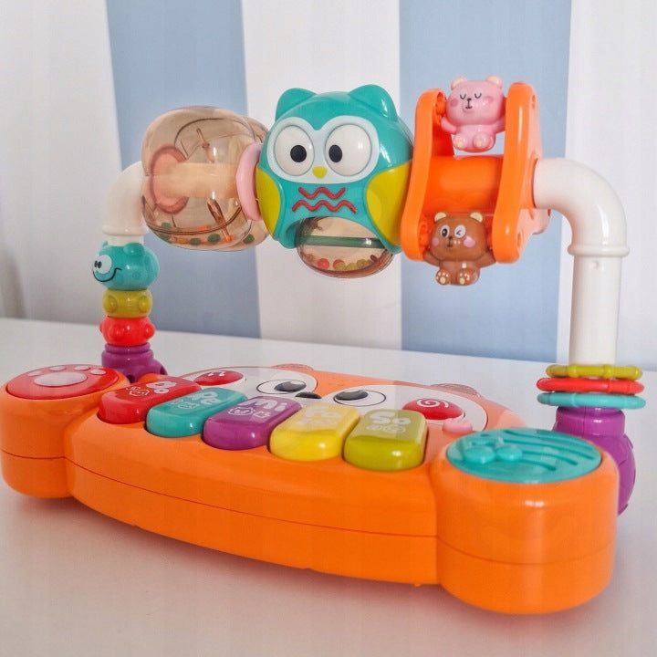 INTERACTIVE PIANO EDUCATIONAL FOX ORGAN LED SOUND RATTLE WOOPIE Brand Woopie