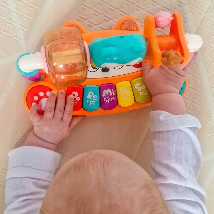 INTERACTIVE PIANO EDUCATIONAL FOX ORGAN LED SOUND RATTLE WOOPIE Kind other