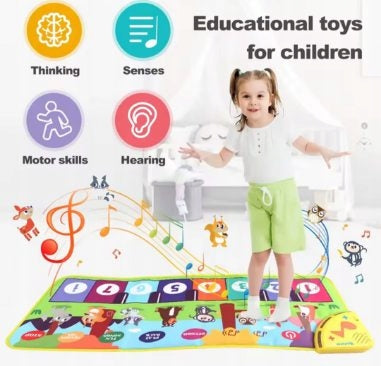INTERACTIVE PLAYING MAT FOR CHILDREN EDUCATIONAL MUSICAL PLAY 110cm Brand no brand