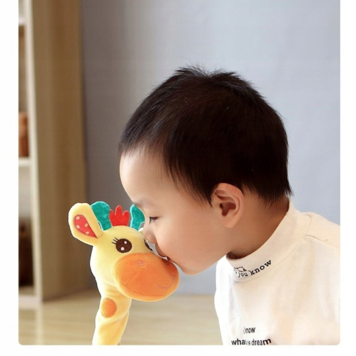 INTERACTIVE PLUSH GIRAFFE FOR KIDS SINGING DANCING LED SOUNDS Manufacturer code Gods_Toys_żyrafa_interaktywna_LED