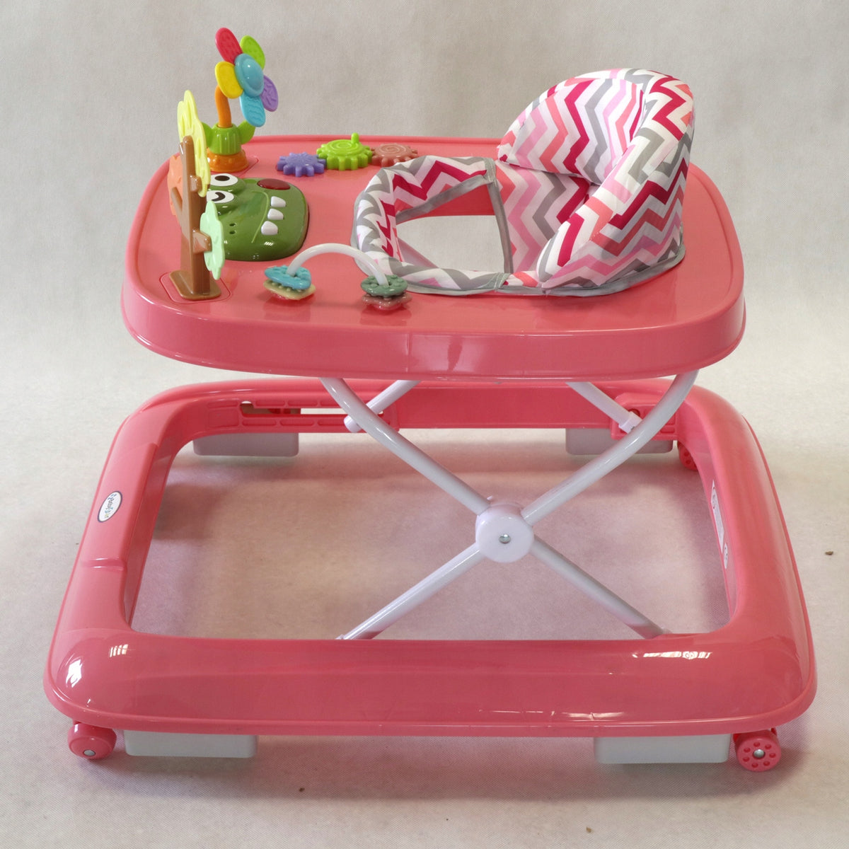 INTERACTIVE PUSHER WALKER 4 COLORS - Learning to walk - Adjustable Packaging status original