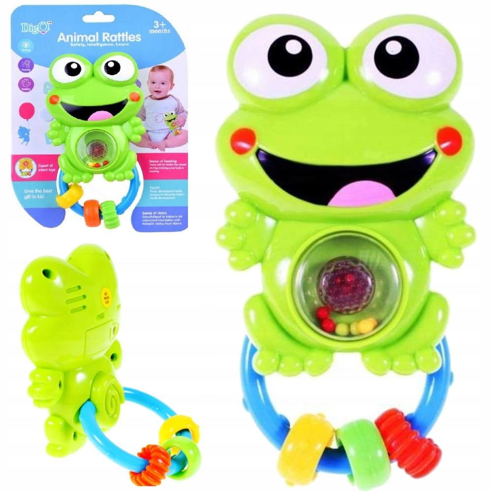 INTERACTIVE RATTLE FROG FOR BABY GLOWS