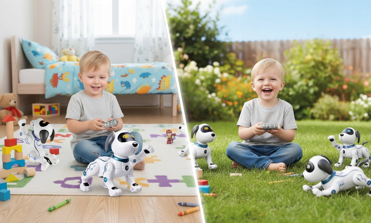 INTERACTIVE ROBO DOG REMOTE CONTROLLED VOICE FOR PROGRAMMING DANCES 3+ Manufacturer code INTERAKTYWNY PIESEK