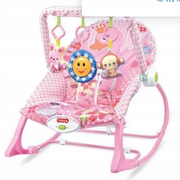 INTERACTIVE Rocker Deckchair Melodies Vibration Swan Feeding Seat