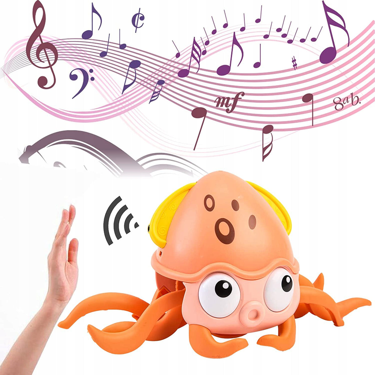 INTERACTIVE SENSORY Game Octopus Baby Toy FOR CRAWLING Brand DK Investment