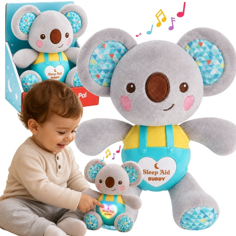 INTERACTIVE SOOTHING STUFFED ANIMAL PLUSH TOY CUDDLY TO SLEEP LULLABIES 6M+