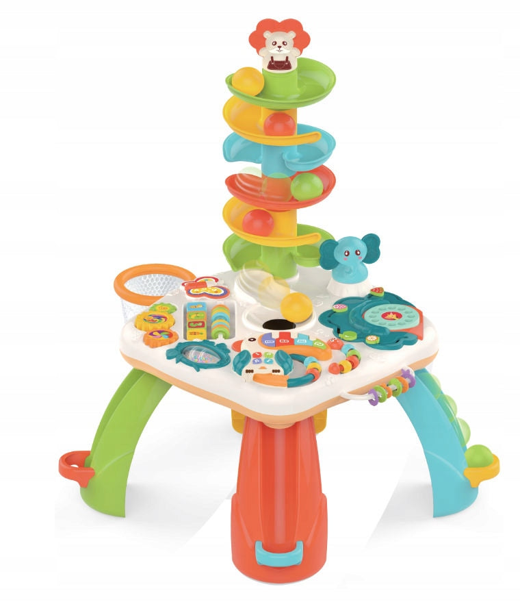 INTERACTIVE TABLE EDUCATIONAL MULTIFUNCTIONAL TRACK FOR BALLS 2IN1 PANEL MUSICIAN Packaging status original