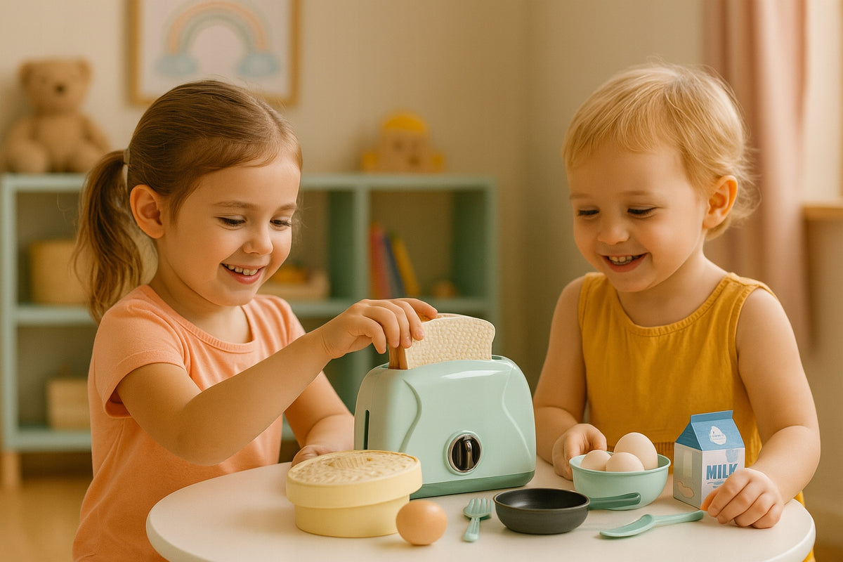 INTERACTIVE TOASTER FOR CHILDREN Bread Toaster Toy Household Appliances Kitchen Packaging status original