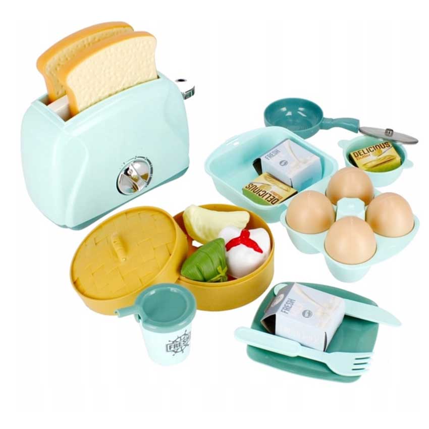 INTERACTIVE TOASTER FOR CHILDREN Bread Toaster Toy Household Appliances Kitchen