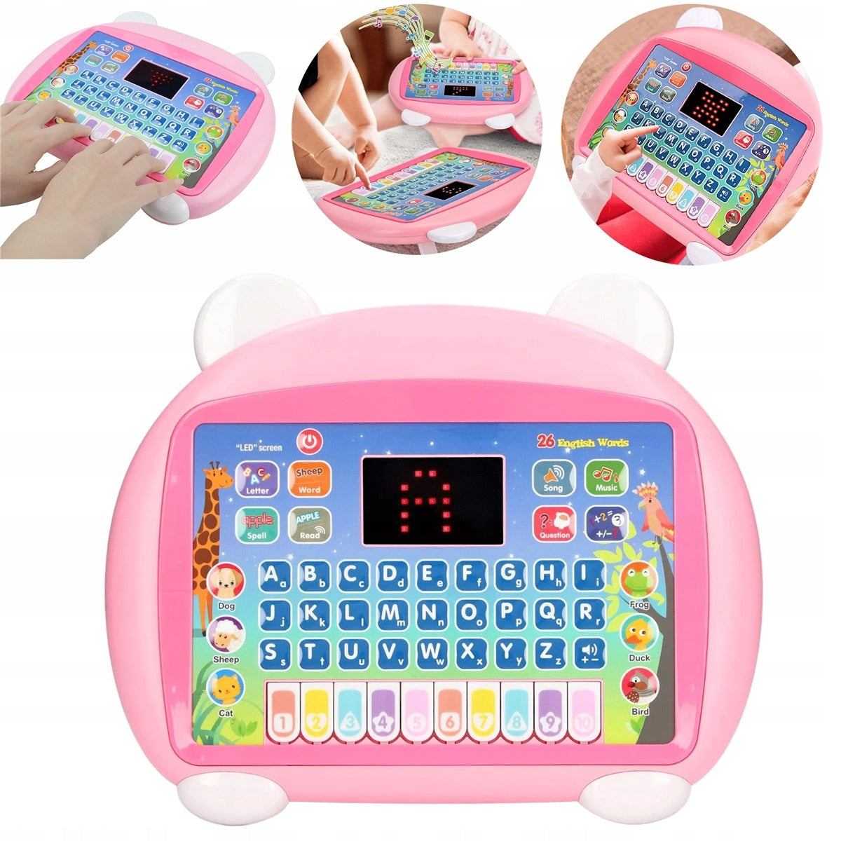 INTERACTIVE TOY TABLET 8 MODES EDUCATION FOR CHILDREN 3-6
