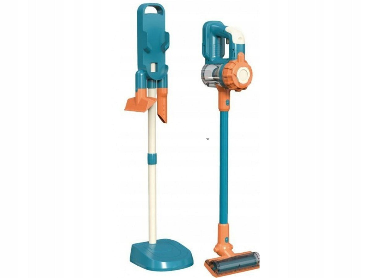 INTERACTIVE UPRIGHT VACUUM CLEANER FOR CHILDREN + REPLACEABLE TIPS STAND