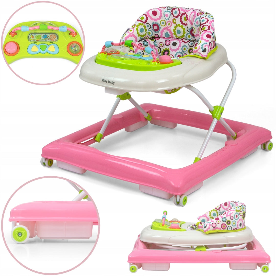 INTERACTIVE WALKER FOR CHILDREN PUSHER RIDER FOLDING SOUND Milly Mally