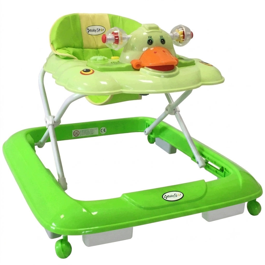 INTERACTIVE WALKER RIDER - PUSHER - Learning to walk Sounds 3 colors Packaging status original