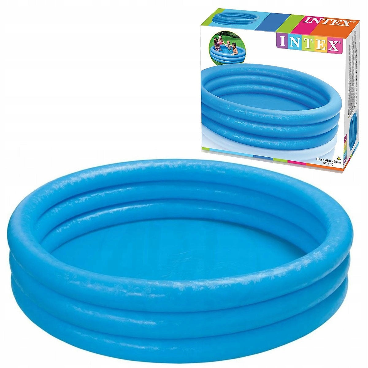 INTEX Round inflatable swimming pool 168x38cm 58446 Brand Intex