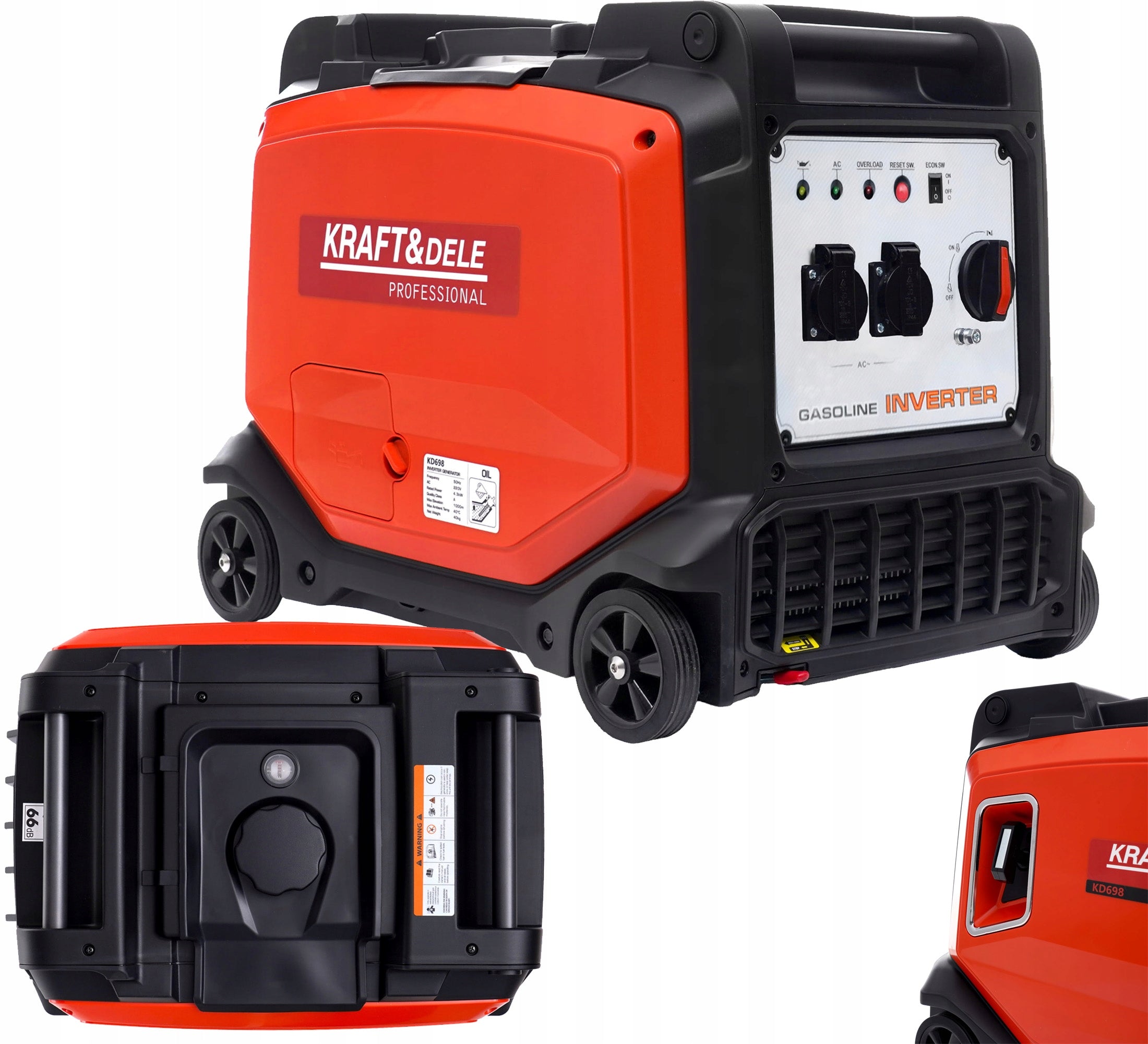 INVERTER GENERATOR SET GENERATOR 4300W 4-STROKE OHV PETROL