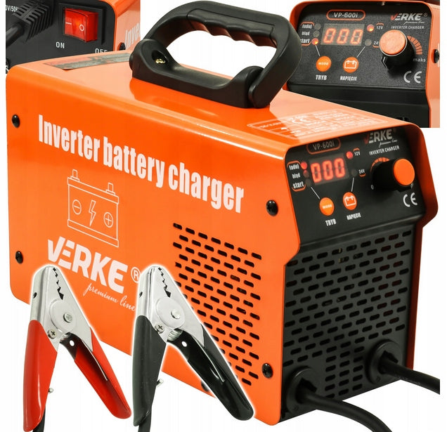 INVERTER RECTIFIER WITH START-UP BATTERY CHARGER 12V 24V 80A