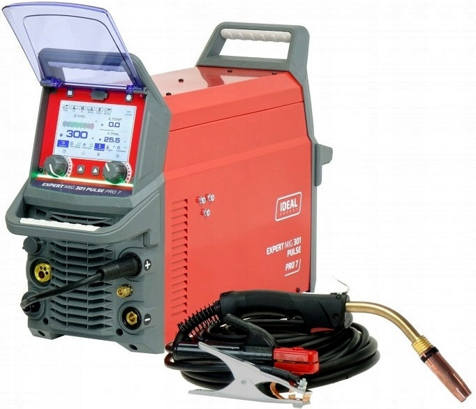 INVERTER WELDER MIGOMAT IDEAL EXPERT MIG 301 PULSE Pro7 LCD 400V 4x4 Manufacturer code EXMIG301P