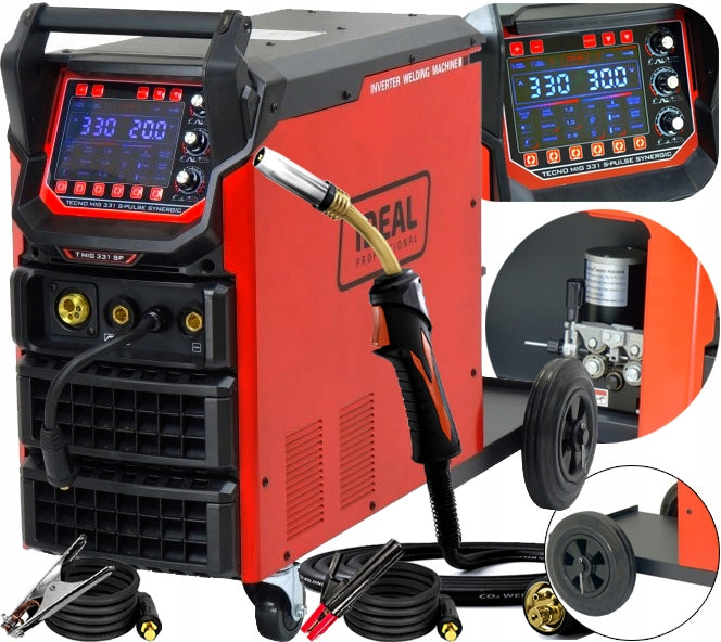 INVERTER WELDER MIGOMAT IDEAL TECNO MIG 331 S-PULSE SYNERGIC 4x4 330A