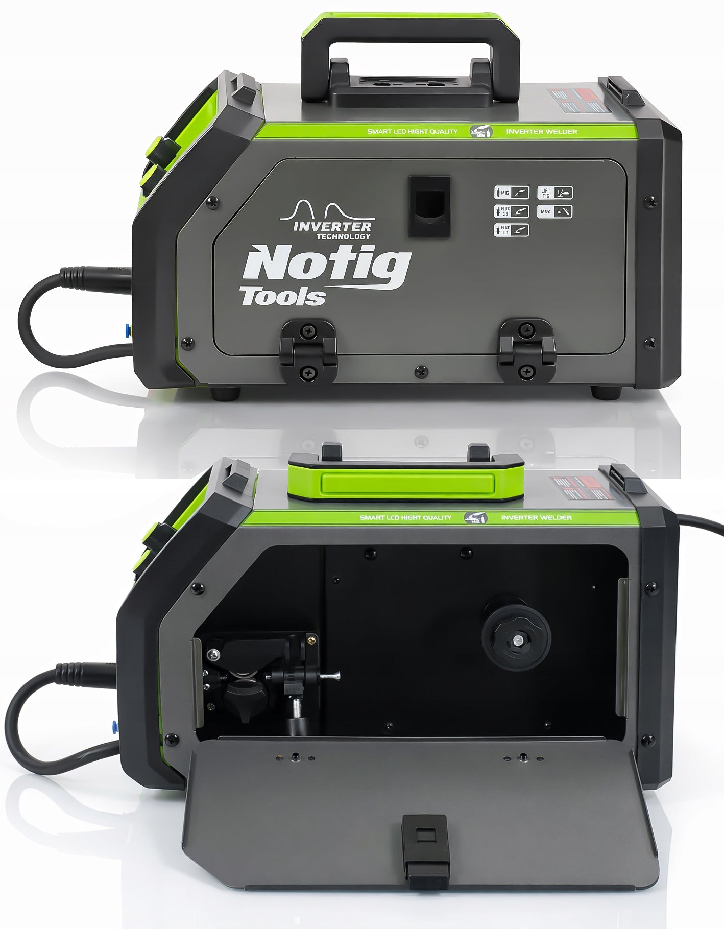 INVERTER WELDER MIGOMAT MIG FLUX MMA TIG 220A IGBT HOT START ANTISTICK Brand Notig Tools