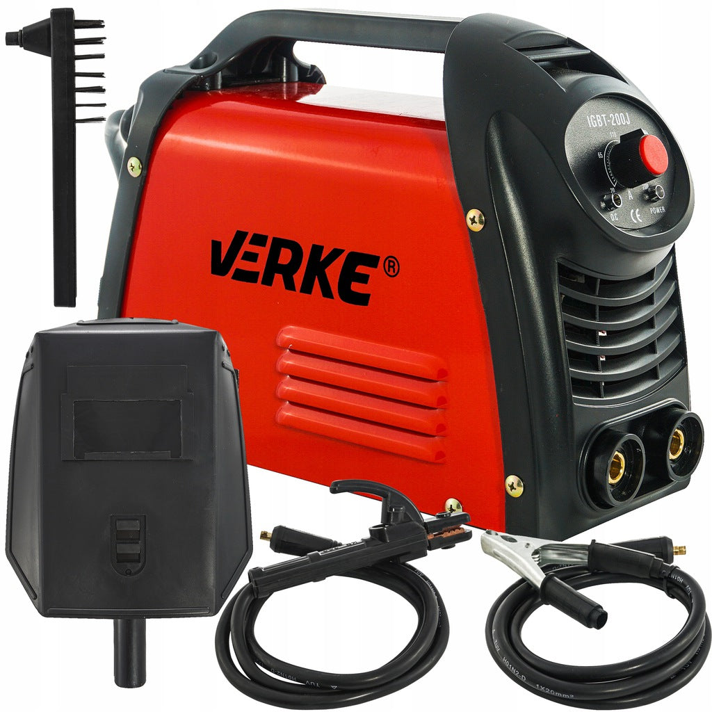 INVERTER WELDING MACHINE INVERTER 200A LCD MMA IGBT MASK BRUSH SET