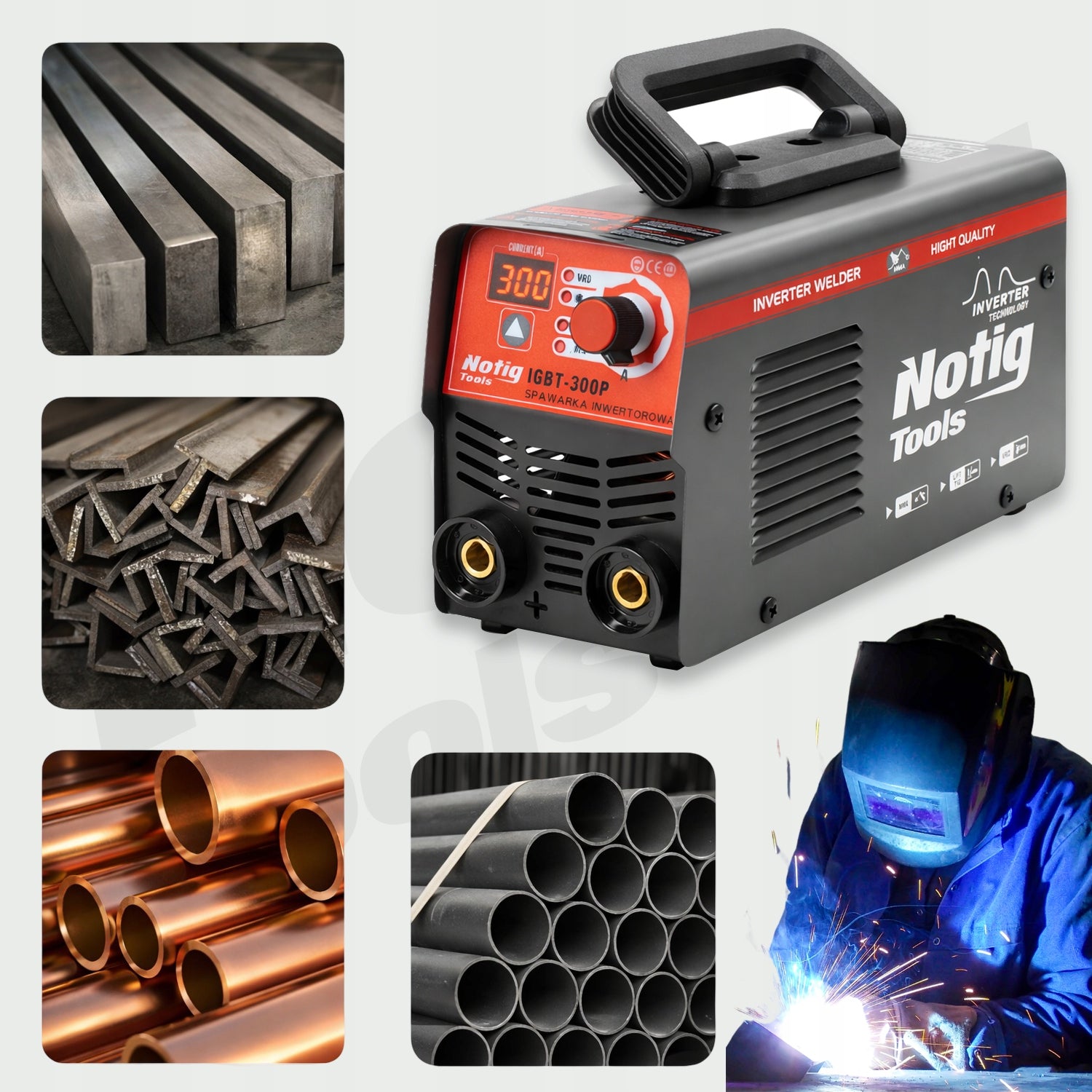 INVERTER WELDING MACHINE INVERTER 300A MMA TIG LIFT VRD 20 – 300A 230V STRONG Supply voltage (V) 230