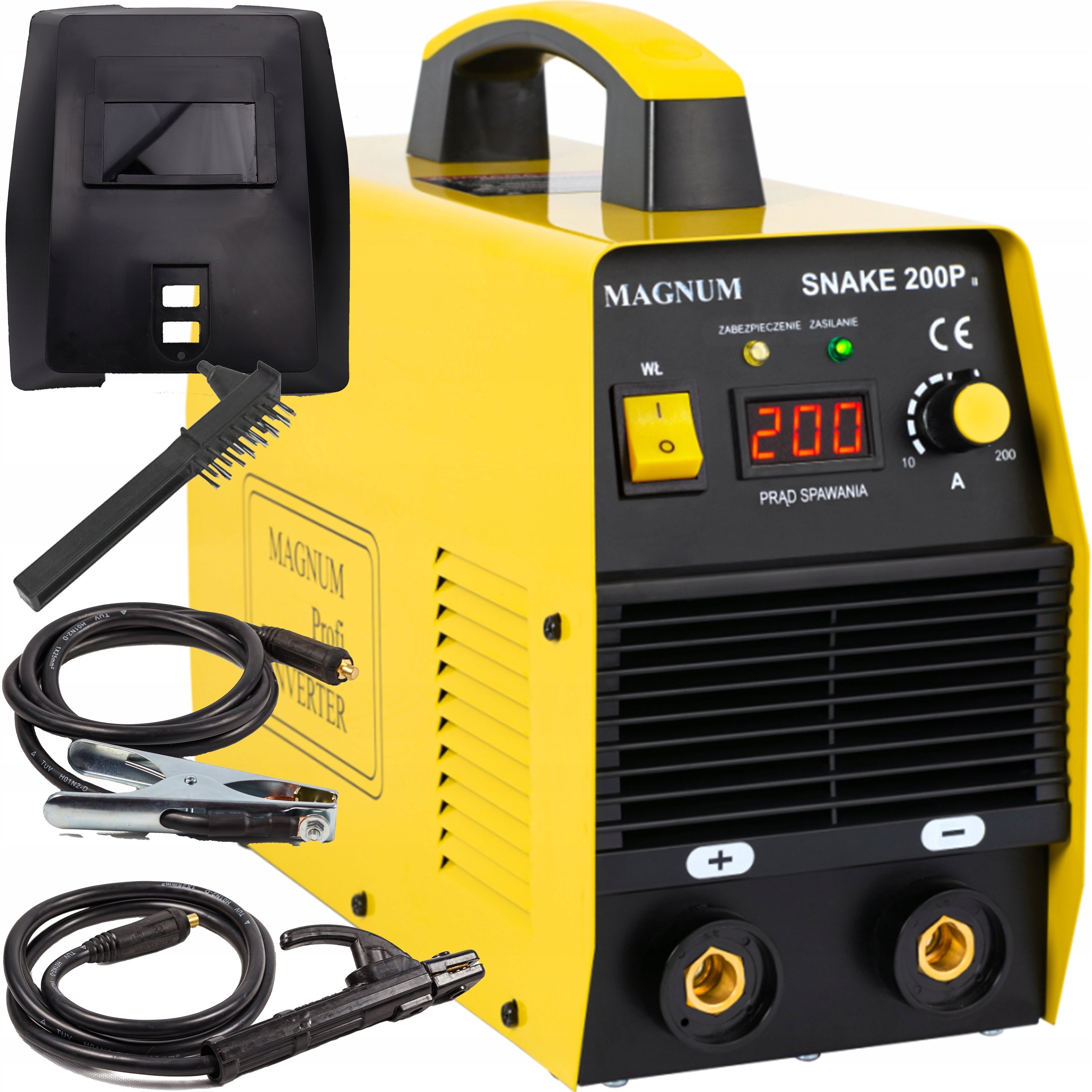 INVERTER WELDING MACHINE MAGNUM SNAKE 200A DISPLAY