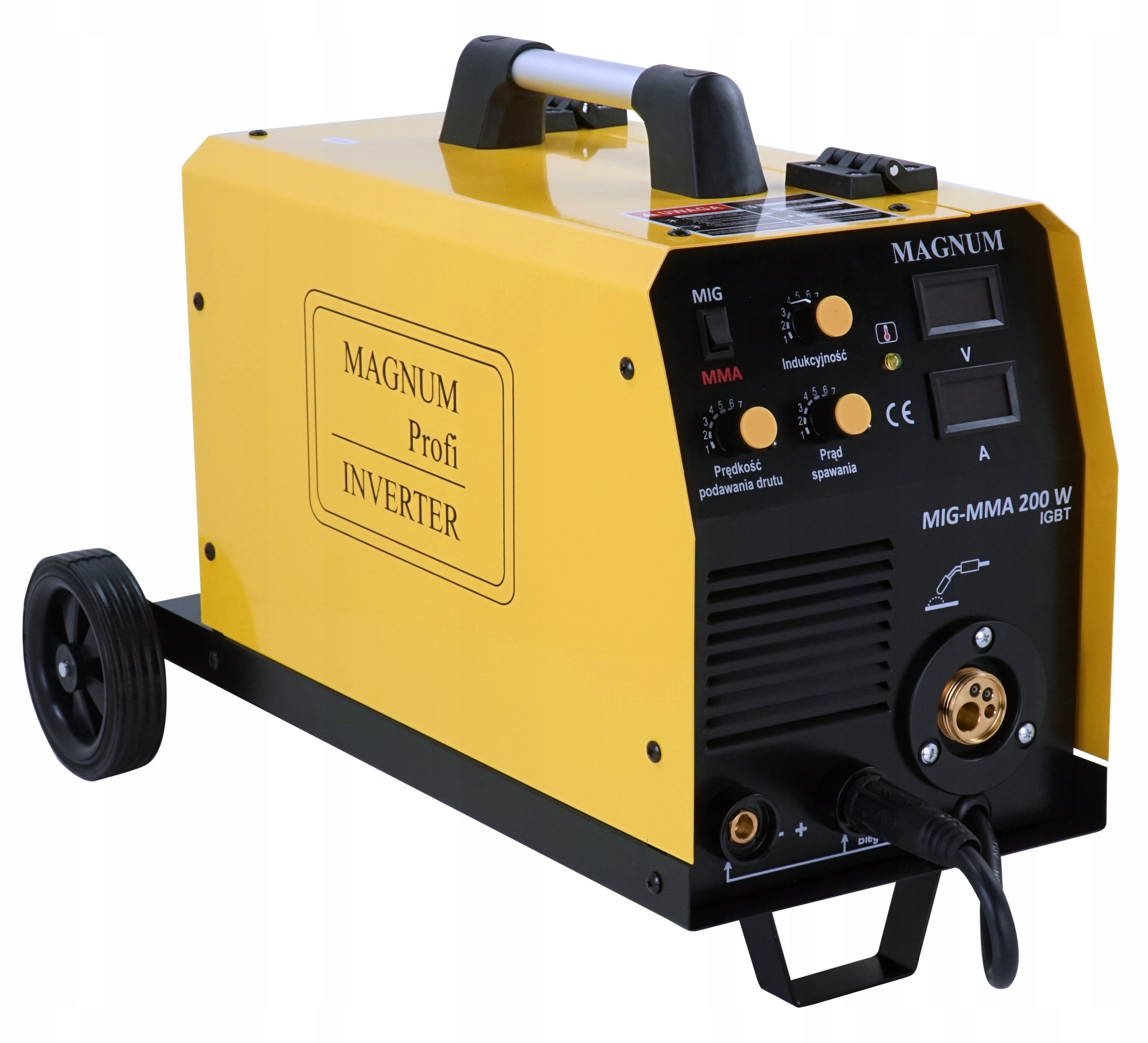 INVERTER WELDING MACHINE MIGOMAT MAGNUM MIG 200W MMA IGBT 230V 180A EURO HANDLE Manufacturer code 200W MAGNUM