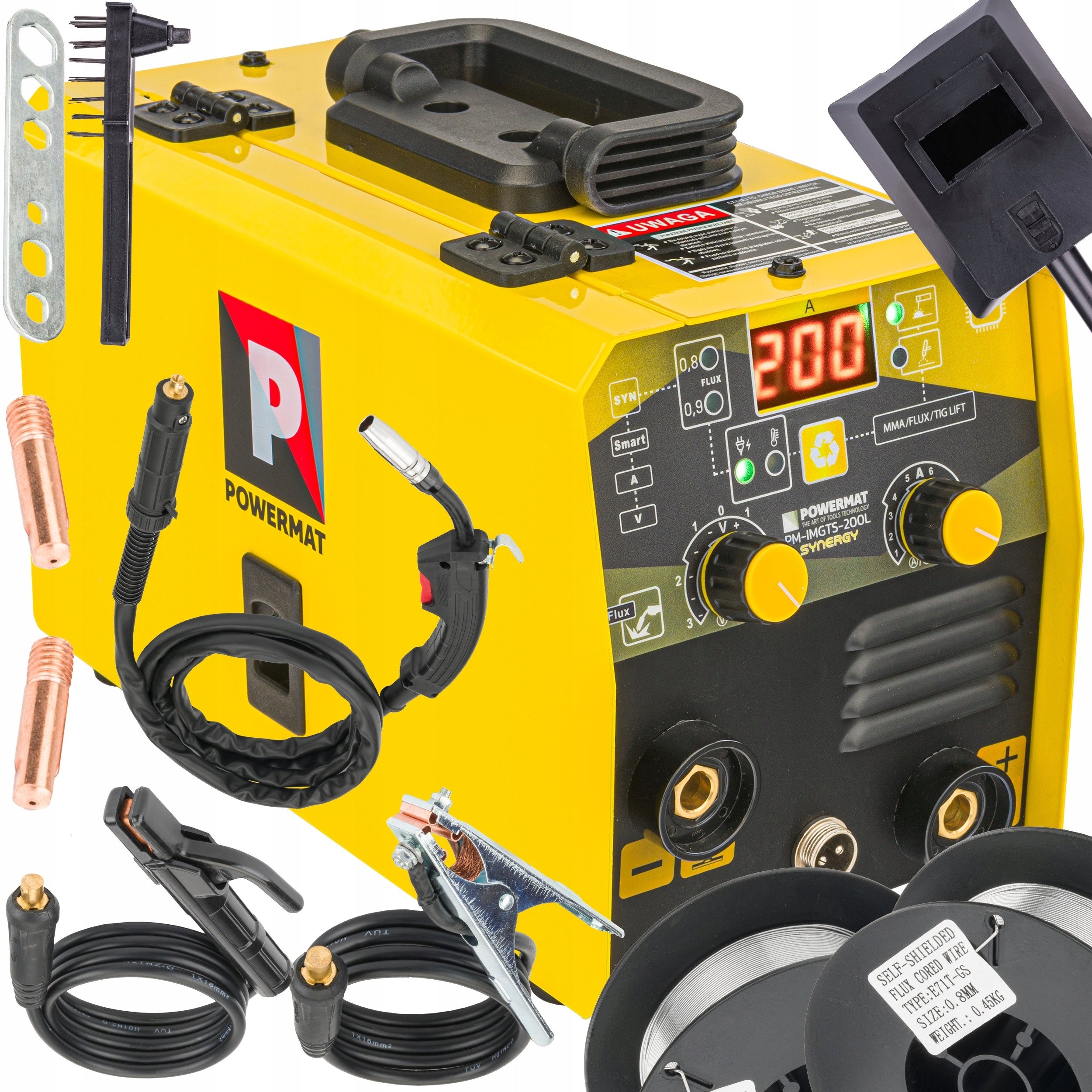 INVERTER WELDING MACHINE MIGOMAT MIG MMA FLUX TIG LIFT 160A SYNERGY 2XDRUT