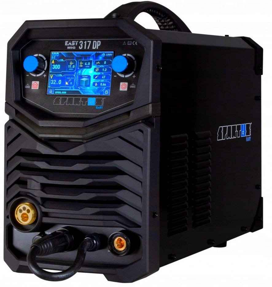 INVERTER WELDING MACHINE MIGOMAT SEMI-AUTOMATIC SPARTUS EASYMIG 317DP SYNERGY 300A Brand Spartus
