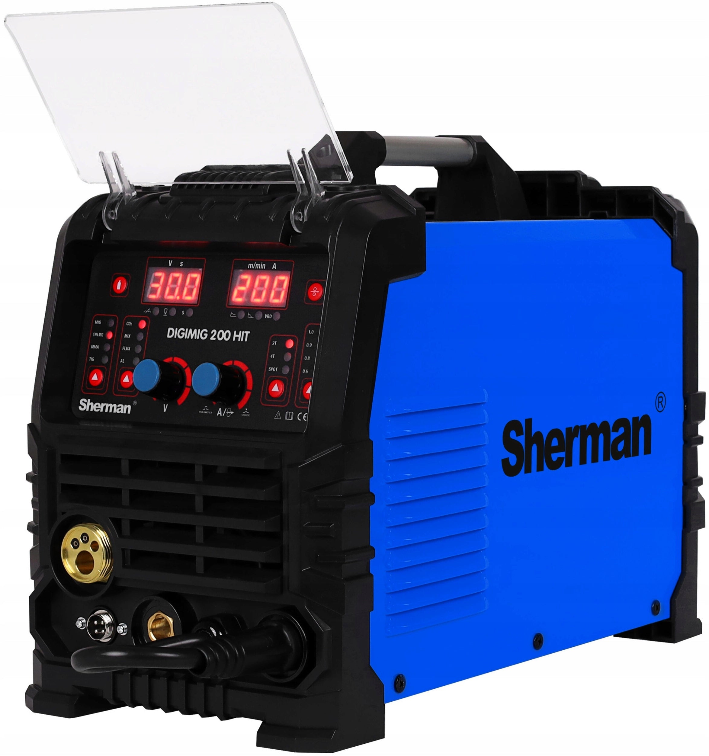 INVERTER WELDING MACHINE MIGOMAT SHERMAN DIGIMIG 200 HIT SYNERGY 230V 200A Manufacturer code 7812719