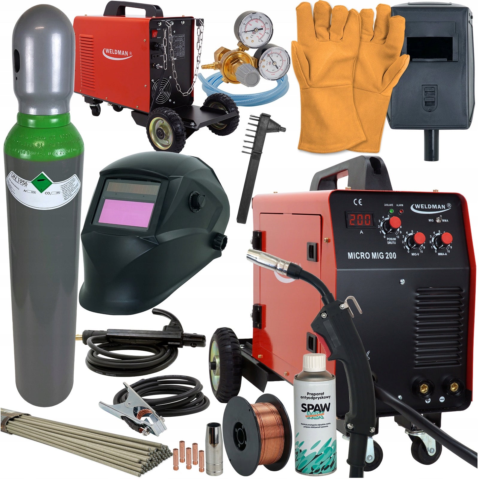 INVERTER WELDING MACHINE MIGOMAT WELDMAN MIG MAG MMA IGBT 230V CHASSIS SET