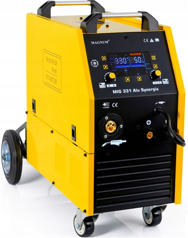 INVERTER WELDING MACHINE SYNERGISTIC MIGOMAT MAGNUM 331 ALU SYNERGY 320A 400V Brand Magnum