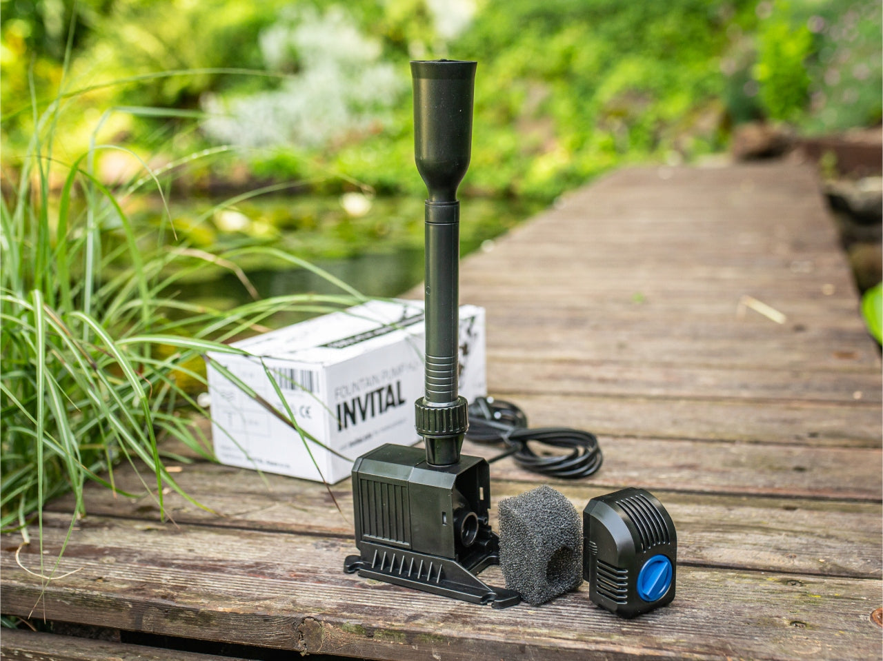 INVITAL HJ-603 600 l/h 1,3m fountain pump for fountains and small waterfalls Manufacturer INVITAL